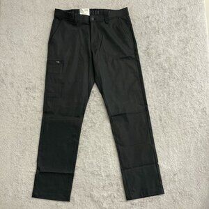 NEW Copper & Oak Tech Utility Pants Straight Fit 34x32 Black  M0145